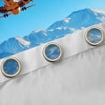 thumbnail image 3 of jejeloiu Modern Aircraft Airplane Blackout Curtains Set of 2 (52x84 Each),Nature Landscape Mountain Window Curtains For Men Women, 3 of 6