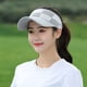 thumbnail image 3 of 2 piezas de visera deportiva para hombre y mujer, gorra de béisbol con parte superior hueca ajustable, gorra de algodón, 3 of 5