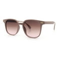 thumbnail image 4 of Womens Breezy Cheerful Thin Plastic Horn Rim Rectangle Sunglasses Pink - Pink Smoke, 4 of 8