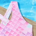 thumbnail image 4 of GYRATEDREAM Girls One Piece Swimsuits Crossback Swimwear Beach Bathing Suit Kids Hawaiian Swimwear, 7-8 Years, 4 of 5