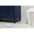 thumbnail image 5 of Elegant Decor Bennett 60" Aluminum MDF Double Bathroom Vanity in Blue, 5 of 8