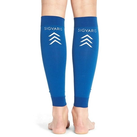 UPC 745129228200 product image for Sigvaris NEW Blue Sports Graduated Compression Performance Calf Sleeves | upcitemdb.com