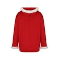 thumbnail image 3 of Chemises pour Femmes Mode Arbre de Noël Femmes Impression Mode Manches Longues Tops Col Rond Poche à Capuche Ample Top, 3 of 4