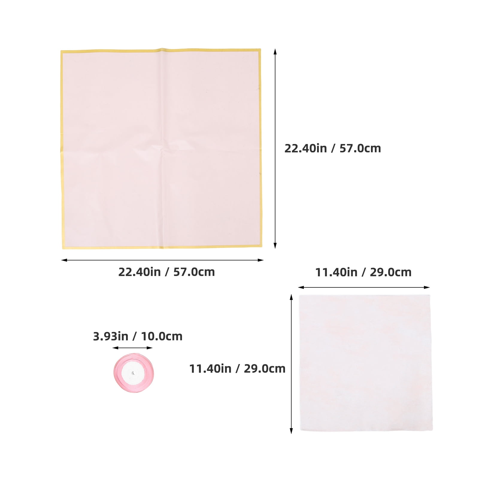 OUNONA Flower Bouquet Wrapping Paper for Floral Arrangements and Craft Projects, 1 Set