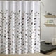 thumbnail image 2 of Cortina de ducha de poliéster con diseño de hojas florales, gruesa, impermeable (S 180 x 180 cm), 2 of 8