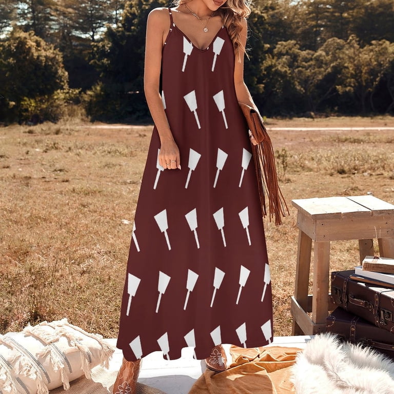Mississippi State White Cowbell Sleeveless Dress Loose Women's Dress Dresses  Luxury Evening Dresses - Walmart.com