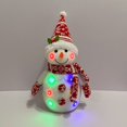 thumbnail image 4 of Gibobby Muñeco de nieve resplandeciente de Navidad, adornos de muñeco de nieve, LED para vacaciones, fiesta de invierno, decoración del(C), 4 of 5