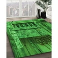 thumbnail image 3 of Ahgly Company Machine Washable Indoor Square Transitional Green Area Rugs, 3' Square, 3 of 7