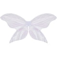 thumbnail image 1 of Lizxun Alas de Hada para niñas y Mujeres, Disfraz de Cosplay, Alas de Mariposa Blancas Brillantes, Disfraz de Halloween, Favor de Navidad, 1 of 3