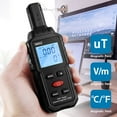 thumbnail image 2 of AMERTEER Electromagnetic Radiation Detector Professional 3 in 1 Handheld EMF Reader Portable EMF Meter with Sound Light Alarm Digital LCD EMF Tester for Home, 2 of 9