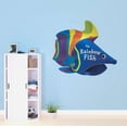 thumbnail image 2 of Children Rainbow Fish Cute Animal Wall Decal Decoration Cute Rainbpw Fish Adorable Fish Colorful Rainbpw Fish Lasts Years and Easily Removable - Size: 30 In(W) x 24 In(H), 2 of 4