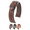 Brown Band / Silver Buckle, variant on Liberty Artisan Leather Watch Strap - Black - L - 18mm - Silver Buckle