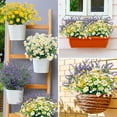 thumbnail image 5 of Artificial Flowers, 16 Bundles Fake Flowers for Outdoor UV Resistant Faux Plants No Fade Lavender Daisy Flowers Greenery Shrubs Home Wedding Porch Cemetery Indoor(Purple,Yellow,White), 5 of 5