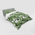 thumbnail image 3 of Ambesonne Cactus Bedding Set 3 Pcs, Opuntia Plant Watercolor, Twin XL, Green White, 3 of 3