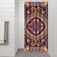thumbnail image 3 of Bohemian Ethnic Paisley Shower Curtain - Vintage Floral Artistic Design, 36x72 Inches, 3 of 5