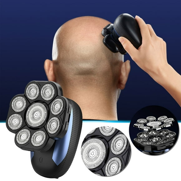Deals 50% Off Clear Shaver Hair Clipper Shaver Water Washing Shaver Nine Blade Intelligent, Shaver, Nose Hair, Facial Cleaning Brush,, 5-in-1 black Free Size