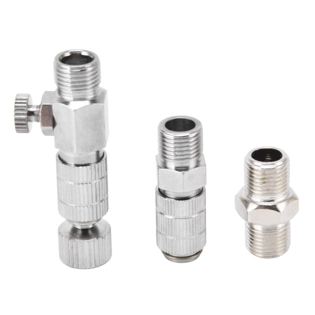 Set inoxidable 15 piezas adaptador de aerógrafo conjunto de acero inoxidable aerbrón aerbrón rápido desconectación de accessorios kit de conector