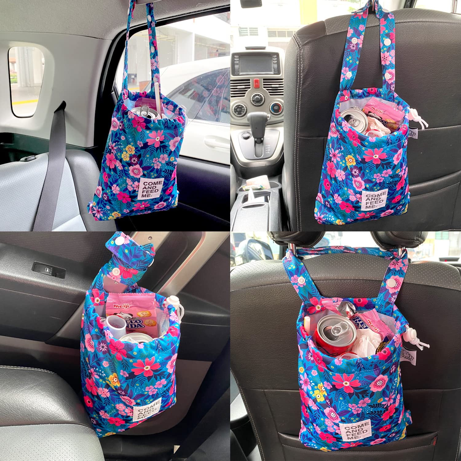 Bee Car Trash bag, car organizer, headrest bag, car pouch, litter bag, cute car accessories, reusable car bag, garbage bag, t…