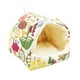 thumbnail image 4 of Cama cálida de invierno para hámsteres, hábitats de escondite para conejillos de indias, cama cálida y encantadora para animales pequeños, cueva para flores, 4 of 8