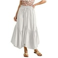 thumbnail image 2 of Njagoc3 Womens High - Waisted Flowy Utility - Style Maxi Skirt - Casual for Summer Lounging, 2 of 6