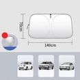 thumbnail image 5 of 2024 Car Windshield Sun Shade, Iridescent Umbrella Car Shade Front Windshield- Foldable Sun Blocker for Car Windshield, 5 of 5