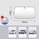 thumbnail image 5 of 2024 Car Windshield Sun Shade, Iridescent Umbrella Car Shade Front Windshield- Foldable Sun Blocker for Car Windshield, 5 of 5