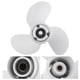 thumbnail image 4 of Outboard propeller propeller replacement aluminum alloy propeller outboard accessory Propeller 7 Spline Tooth 3 Blades 6G1-45941-00-EL 8 1/2 X 8 1/2 Fit for Yamaha Outboard Engine, 4 of 8