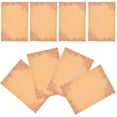 thumbnail image 4 of unbranded  8 Sheets Vintage Kraft Paper Stationery Letters Lined Printing Decoration Writing, 4 of 8