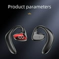 thumbnail image 6 of Bone Conduction Headphones, Wireless Bluetooth Open-Ear Sports Headphones with Mic, Type-C Quick Charging Long Battery Life, Upgrade Waterproof Earphones for Running, Cycling, Workout, Gift - Red, 6 of 7