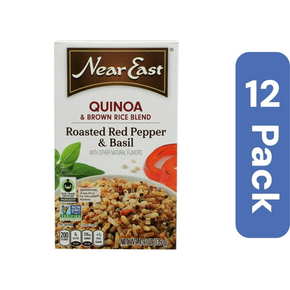 Near East Quinoa Roasted Red Pepper & Basil 4.9 oz (Pack Of 12)