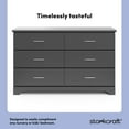 thumbnail image 4 of Commode Double à 6 Tiroirs Brookside de Storkcraft, 4 of 13
