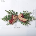thumbnail image 3 of Fiudx Artículos en oferta con ofertas flash Guirnalda decorativa navideña para colgar en la pared con plantas verdes simuladas, dintel para el hogar, arreglo festivo para colgar en la pared, 3 of 7