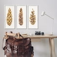 thumbnail image 2 of Stupell Botanical Pinecones Woodland Plants Botanical & Floral Painting White Framed Art Print Wall Art, Set of 3, 2 of 9
