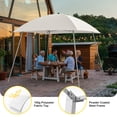 thumbnail image 4 of Outdoor Pop Up Canopy Tent Slanted Legs Gazebo For Parties,White, 4 of 8