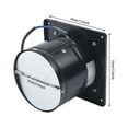thumbnail image 3 of 110V 40W Window Exhaust Fan Shutter Fan Low Noise Ventilation Vent Fit Kitchen, 3 of 16