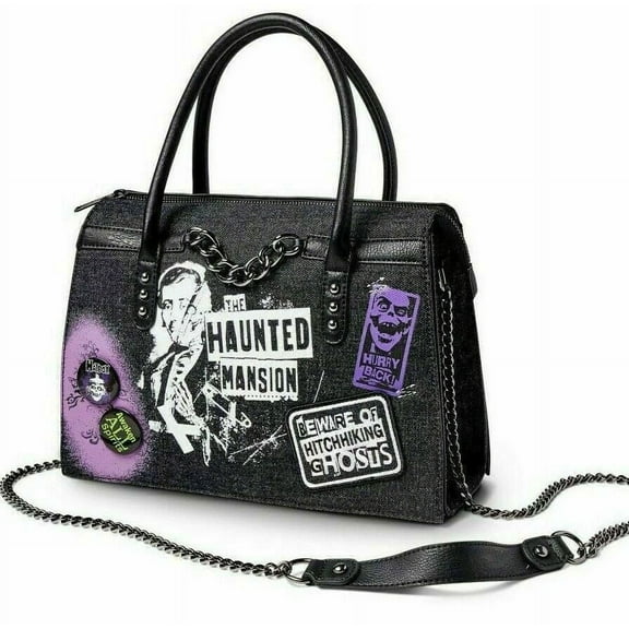 Loungefly Disney Parks Haunted Mansion 2021 Hitchhiking Ghosts Crossbody Bag Purse
