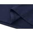 thumbnail image 6 of FOSTKU Navy Crewneck T-Shirt for Boys - Soft Long Sleeve Vibrant Space-Themed UFO & Basketball Graphic Tee Size 14, 6 of 7