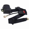 thumbnail image 3 of 3-point truck seat belt, universally adjustable, retractable, black, easy to use, 3 of 5