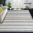 thumbnail image 4 of Superior Eastyn Stripe Indoor/Outdoor Area Rug, 5' 2" x 7' 2", Slate, 4 of 9