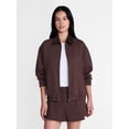 thumbnail image 5 of Madden NYC Women's Cotton Twill Bomber Jacket, Sizes XXS-XXL, 5 of 6