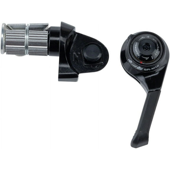 microSHIFT Right Bar End Shifter, 12-Speed Mountain, SRAM Eagle Compatible