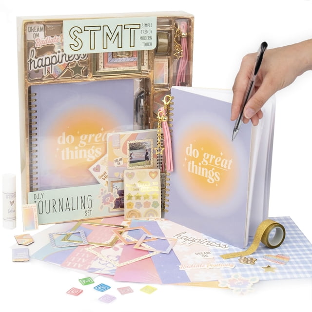 Set de Diario DIY Horizon Group USA con 70 Hojas en Espiral