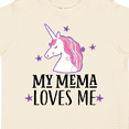 thumbnail image 4 of Inktastic My Mema Loves Me Girl Unicorn Girls Toddler T-Shirt, 4 of 5