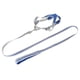 thumbnail image 4 of Conjunto de arnés y correa reflectantes para perros, chaleco ajustable para caminar con seguridad, diseño a prueba de fugas, azul grande, 4 of 8