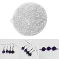 thumbnail image 2 of Perlas espaciadoras huecas 600 Piezas Granos de forma forma forma de Metal Hueco de 4 mm Espaciados Sueltos, 2 of 9