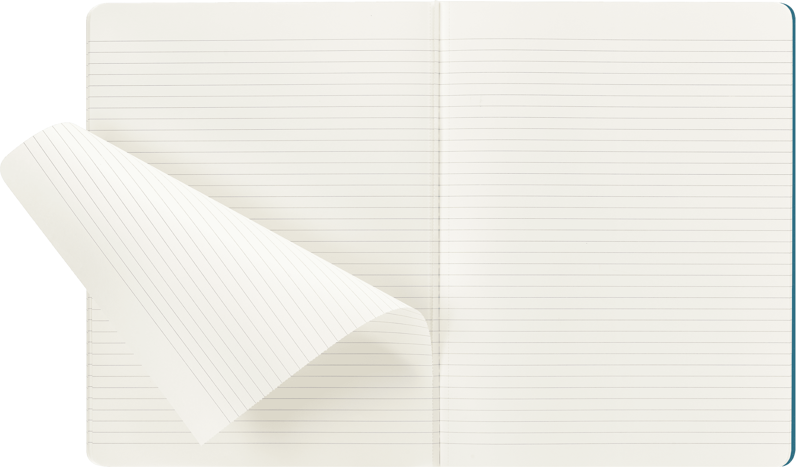 Moleskine Cahier Journals (Set of 3), XL (7.5" x 10"), Ruled, Brisk Blue