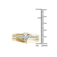 thumbnail image 4 of 1/2 Carat T.W. Diamond Bypass 14kt Yellow Gold Engagement Ring Set, 4 of 5
