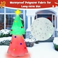 thumbnail image 6 of Gymax 6.2FT Inflatable Blow up Christmas Tree Holiday Decor Tree w/ Colorful Rotating Lights, 6 of 10