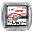 thumbnail image 2 of Handi-Foil iChef Cook-n-Carry Square Aluminum Cake Pans with Lids, 8 x 8 Inch, 2 Count, 2 of 4