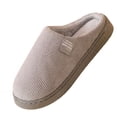 thumbnail image 5 of Kilaqueen Slippers for Women Winter Home Warm Thick Bottom Memory Foam Non Slip Casual Soft Comfy Indoor Outdoor Shoes, 5 of 5